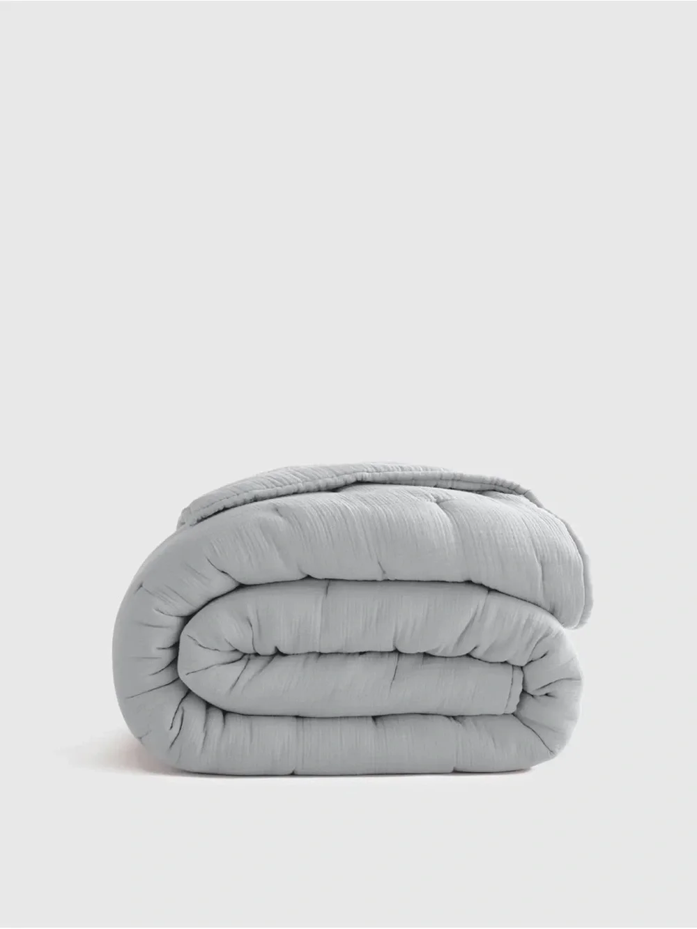 Quince Organic Cotton Airy Gauze Dream Quilt in Mist- King